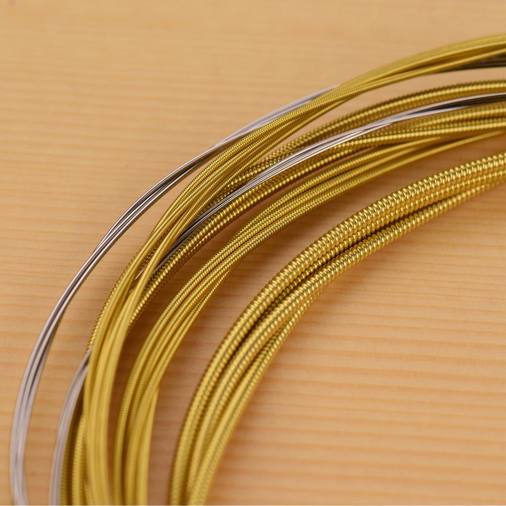 ZIKO DAG 011 Custom Light Acoustic Folk Guitar Strings High Carbon Steel Core Wire Brass Wound Corrosion Resistant 6