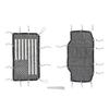 Car Roof Sunshade Sun Protection Thermal Insulation PVC Mesh Exterior Accessories Fit for Jeep Wrangler JL 2018 Up 4 Door