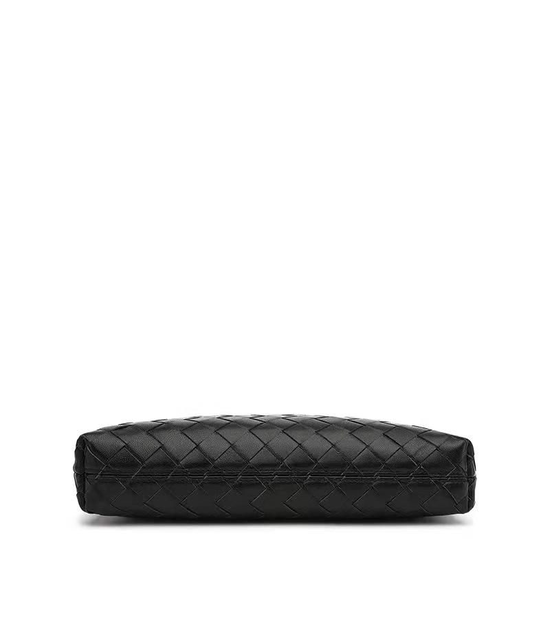 Borsa a spalla intrecciata a mano in pelle di pecora Baodiejia - Stile coreano alla moda, Classica borsa messenger versatile