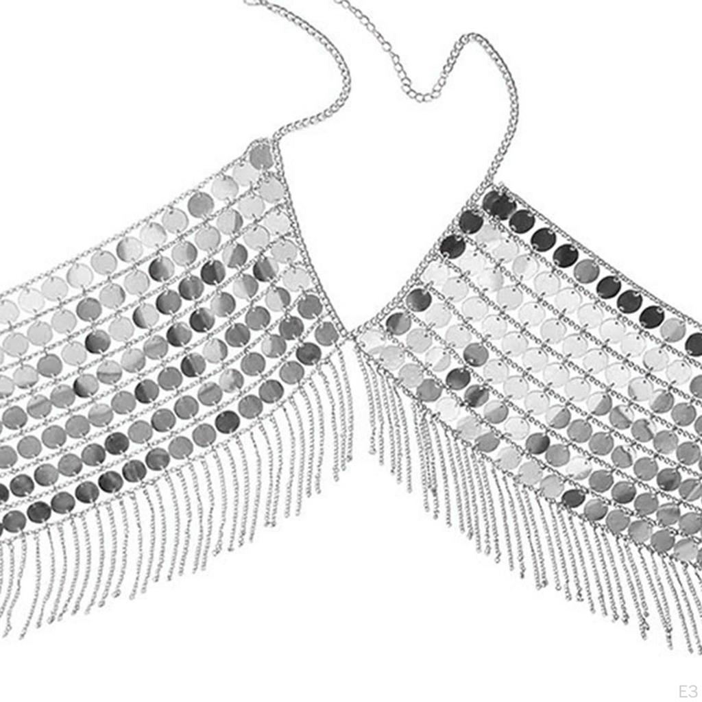's's' Chain Harness Waist Jewelry 's's's Halter Backless Tank Body Festival Costume Beach Dancer
