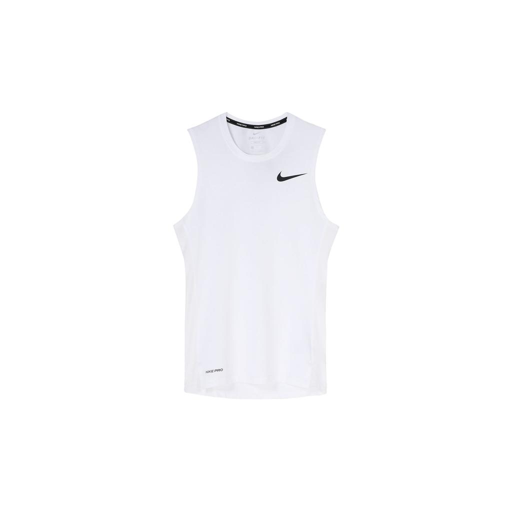Nike Tank Tops Men's White Crew Neck Moderate Straight Fit BV5601-100
