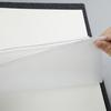Convenient Clear PVC A5 A6 A7 Binder Pockets Clear Zipper Folders For 6-Ring Notebook Binder Files Reports Binder