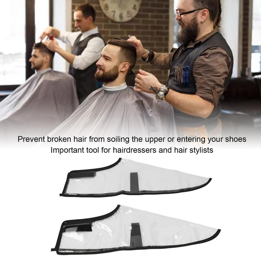 1 Pair Salon Hairdressing Shoe Covers Prevent Slipping Reusable Hair Cutting Shoes Covers for Hair Stylists Barber Shop