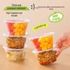 Temeiju Disposable Round Takeout Bowls with Lids
