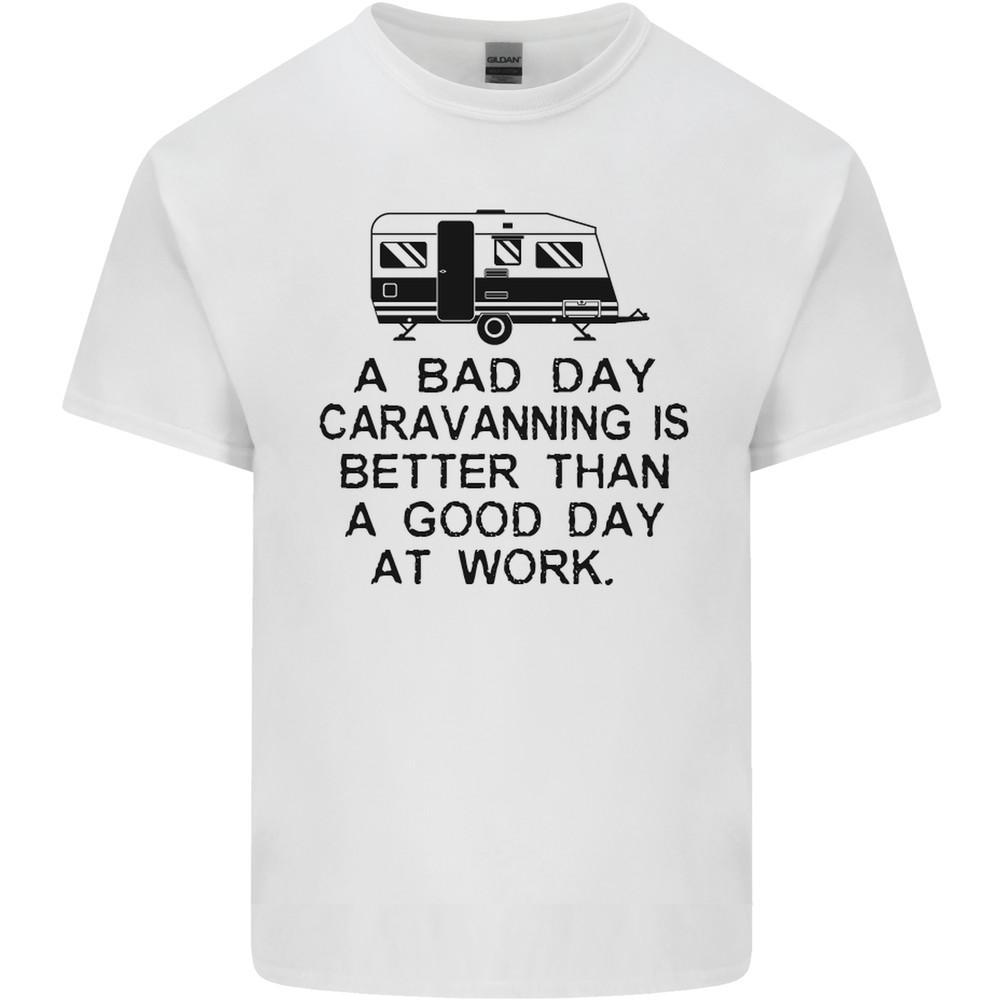 A Bad Day Caravanning Caravan Funny Mens Light Cotton T-Shirt Unisex T-Shirt Graphic Tee XXL
