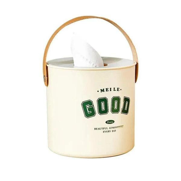 

1 шт., свежий круглый рулон туалетной бумаги, коробка для салфеток, держатель для салфеток для гостиной, спальни, домашний ящик для хранения туалетной бумаги