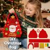 Non-woven Fabric Xmas Candy Bag Pre-cropping Handmade Handbag Toy DIY Christmas Bag  Christmas Gift