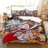 Fashion Carton Kawai Captain Underpants Beding Set Print With Pilowcase Bed Soft Duvet Cover Soft Single Double Quen King-Sized Dimensionsd Dimensions