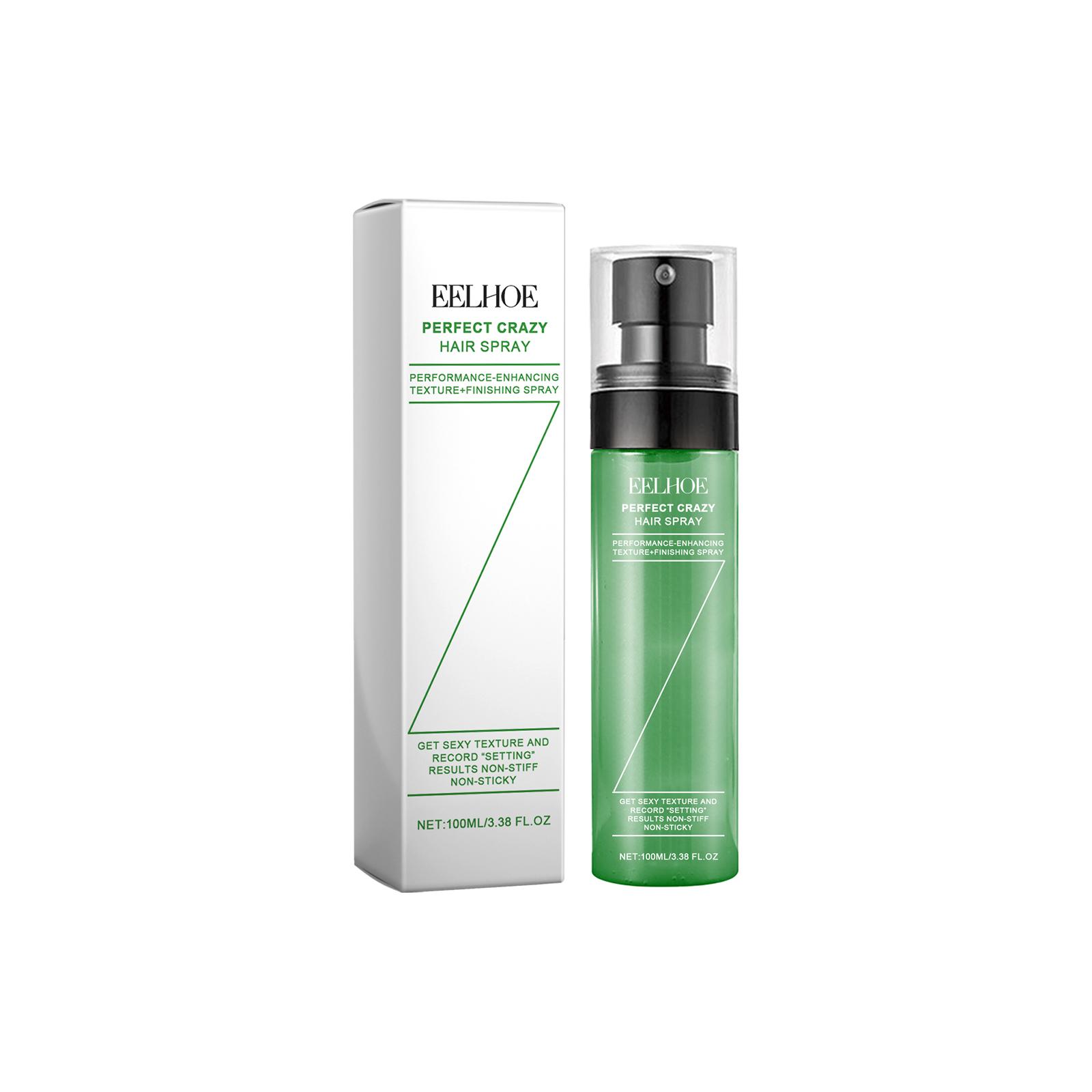 

EELHOE Hair Volumizing And Styling Spray Oil Control Refreshing Long Lasting Hold No Wash Hair Texture Finish Spray For Daily Use 100ml