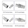 Reinforced Meal Air Tool Fitting For High Pressure Air Tool Gas Hose Nozzle And Leak Prevention