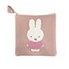 Miffy Embroidery Lipstick & Sanitary Napkin Storage Bag - Compact & Large Capacity