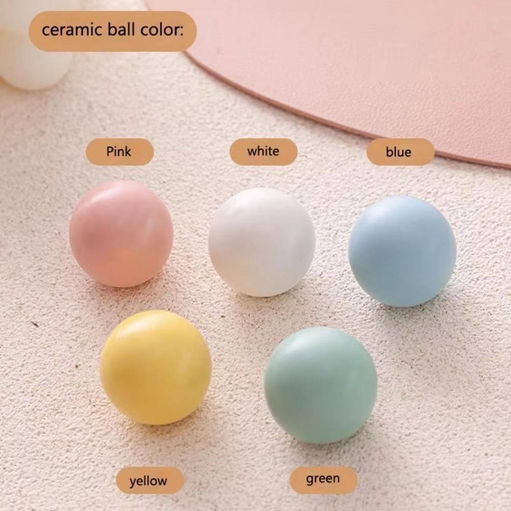 Maniglie in Pelle con Palla in Ceramica per Mobili Manopole Colorate per Cassetti Tiranti Semplici per Armadi Decorazioni per la Casa