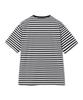 YALE [2Pack] Embroidered Dan Short Sleeve T-Shirt White/Stripe