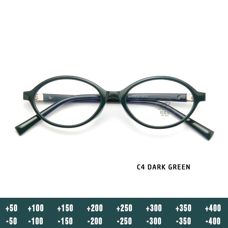 

Оправа для женских очков Оптические линзы Очки по рецепту для окуляров В тренде Антибликовые линзы и синий свет &+150