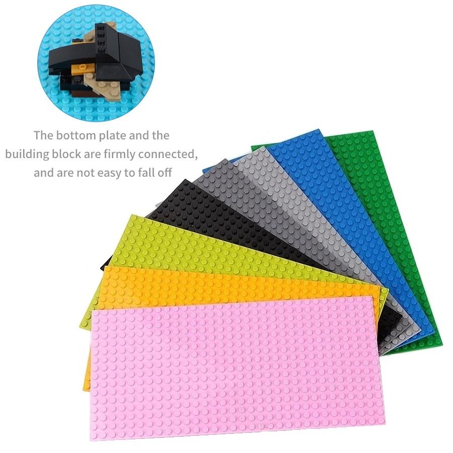 6PCS Classic Base Plate 32x32 16x32 Dots Baseplate Bricks DIY Assembly ABS Plastic Building Blocks Compatible Brand Figures City