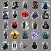 50 Death Graffiti Stickers Personality Horror Skeleton Dark Wind Decorative Mobile Phone Case Computer Skateboard Stickers