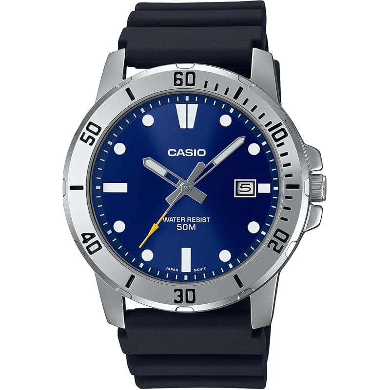 

[Casio] CASIO standard analog quartz men s watch MTP-VD01-2EV military navy overseas model [product]