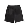 Puma Solid Mid-Rise Fitted Casual Shorts Men shorts Black 621288-01