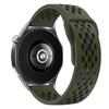 20mm 22mm Loch Silikonarmband für Samsung Galaxy Watch 7 FE 6 5 4 für Huawei GT5 4 3 GT2 Pro Armband für Garmin Vivoactive4