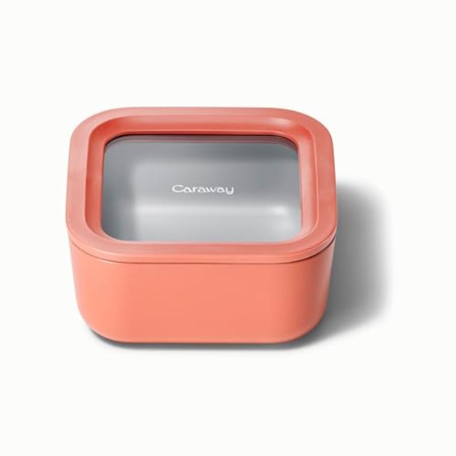

Glass Food Storage - 4.4 Cup Glass Container - Ceramic Coated Food Container - Non Toxic Non Stick Lunch Box Container with Lid United States