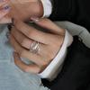 Twisted Wire Geometric Multi-Layer Openable Ring - Fashionable Index Finger Ring