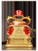 2025 Wen Cai Shen Statue: Copper-Colored for Inviting Wealth, Ideal for Home or Living Room Worship.
