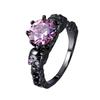 Skull ring for women, vintage zircon jewelry, fashion personality punk jewelry