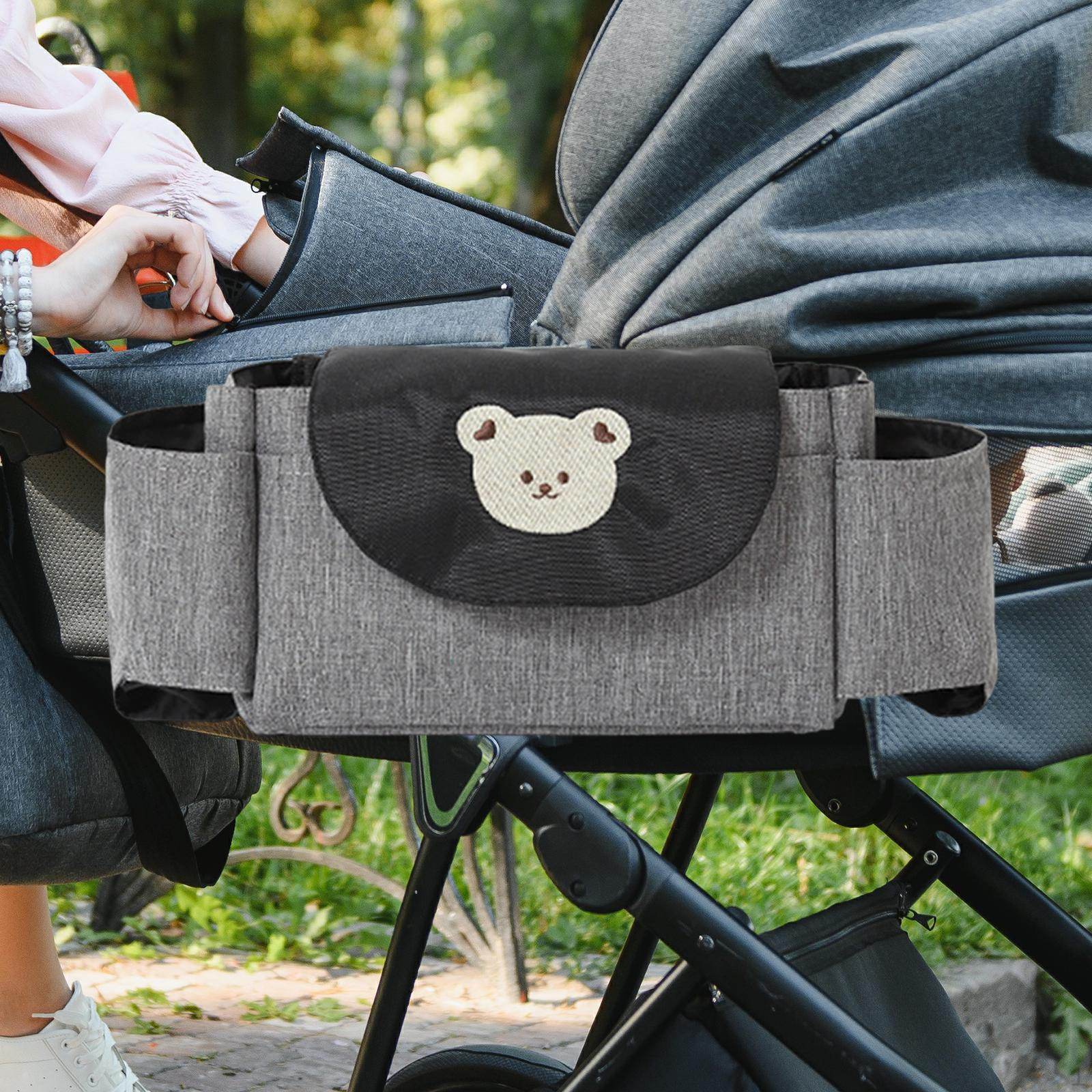 

Сумка для пеленок для коляски Tote многоразовая Mommy Travel серый