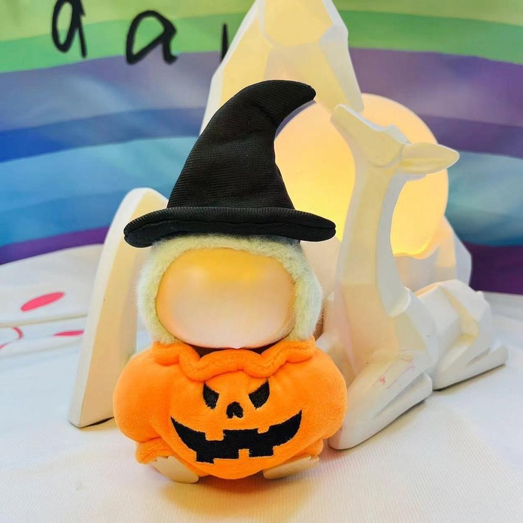 Compatible Labubu Hanging Ornaments Halloween Pumpkin One-Piece Clothes Baby Clothes Accessories Set Labubu Clothes Accessories