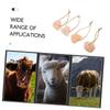 GRIRIW 4-Pack Animal Salt Blocks (Goat Salt, Horse Salt, Rabbit Salt, Livestock Salt, Salt Rick, Horse Salt, Animal Salt, Salt Holder, Rock Salt,