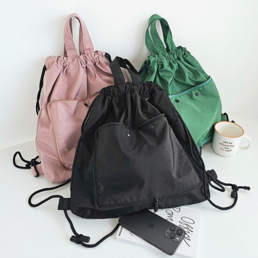 Fromheaven Nylon String Backpack