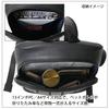 DPC261 Daypack Backpack Cowhide Glove Leather Patchwork Couple Double Zipper Black [Tryon] Opening/Close Men's