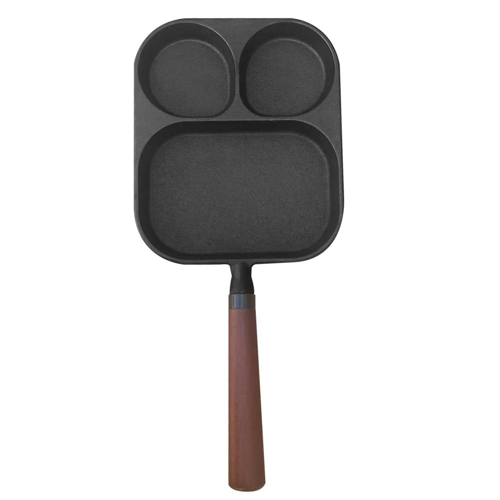 3-in-1 Steak Cooking Pans Non-Stick Versatile Breakfast Skillet Frying Omelet Grill Pan Kitchen Pancake Egg Omelette Maker Mold