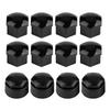 Capac Piuliță Roată 17mm Set de 20 Protecție Șurub Butuc Auto Capac Anti-Furt Negru (Negru)