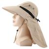 Outdoor Sun Hat for Men with 50+ UPF Protection Wide Brim Fishing Hat with Neck Flap