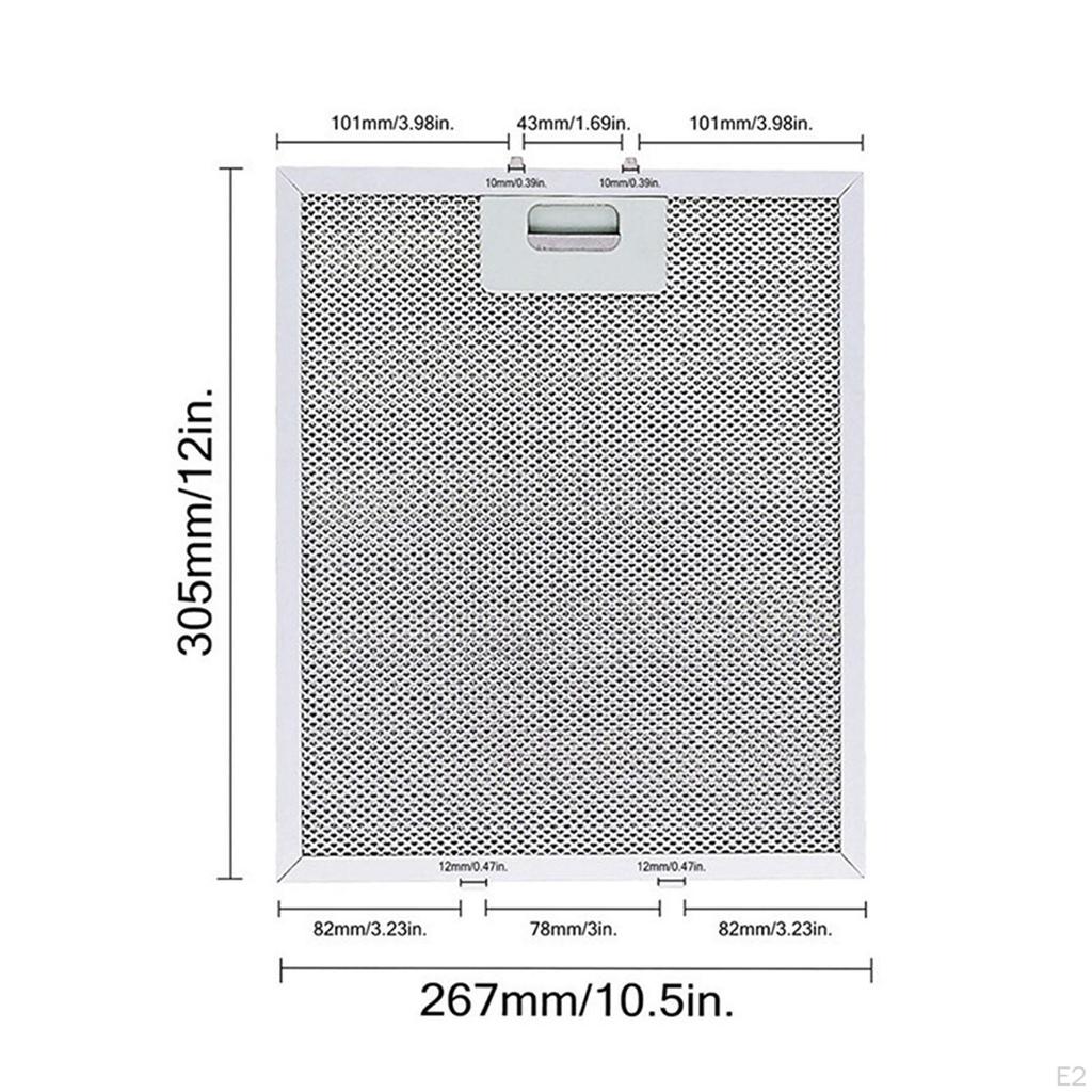 Filtr digestoře,Kuchyňský filtr,Díl,30,5cmx26,7cm,Filtr kuchyňského ventilátoru,Náhradní hliník