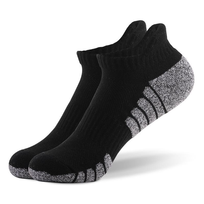 Enhanced Non-Slip Running Socks: Thick, Sweat-Absorbent, Breathable Cotton for Professional Sports