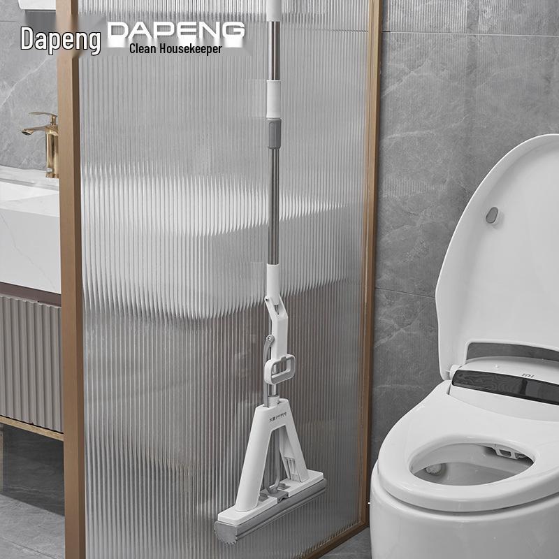 Foldable Absorbent Sponge Mop for Easy No-Hand-Wash Floor Cleaning