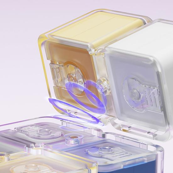 Pill Box Weekly Organizer with Independent Compartments Pill Case Spill-Proof Compact Container for Pockets Small Bags
