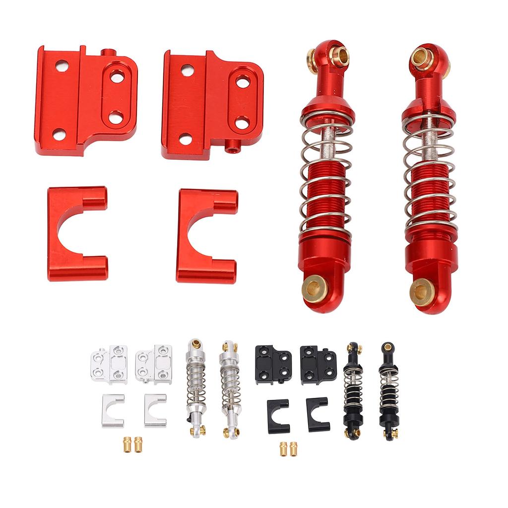 2 Pcs Rear RC Shock Absorber Aluminum Alloy 1/12 Scale RC Rear Shock Damper for MN82 LC79 MN78