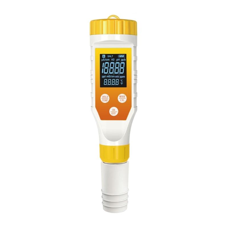 

7 In 1 Water Quality Tester For Acidity Impurities Electronic Deuterium Organization Salinity Temperature With High Accuracy Transducer And 1
