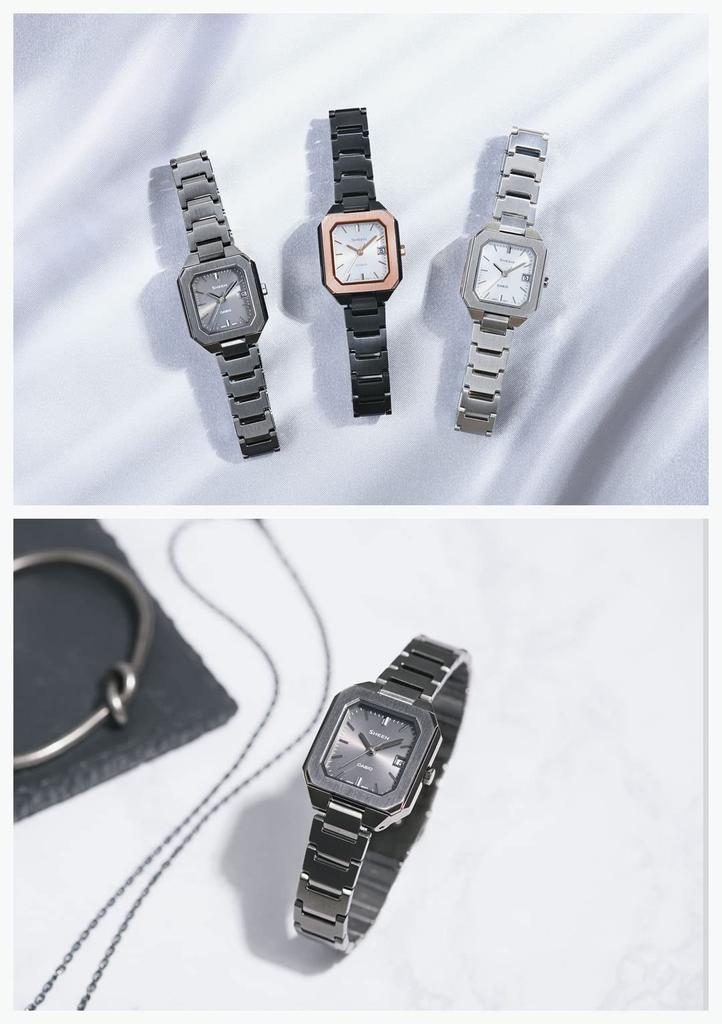 SHEEN Casio Solar Watch SHS-4528BJ-8AJF Women's Dark Gray (Official Japanese Product)