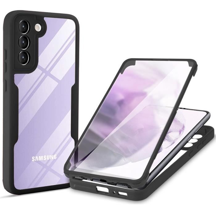 Coque - BOOLING - pour Samsung S22 - Protection 360° - Bordure renforcée - Rigide