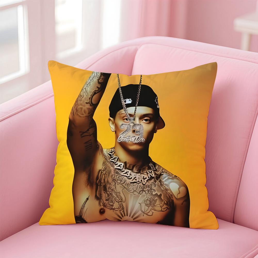 Central C-Cee Singer Cushion Cover Comfortable Reversible Pillow Cover Ideal For Car Sofa Bedroom & Beyond