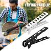 Outdoor Camping Anti-Scald Pot Pan Bowl Gripper Hiking Cooking Picnic Barbecue Cookware Anti-hot Handle Holder Clip Clamp