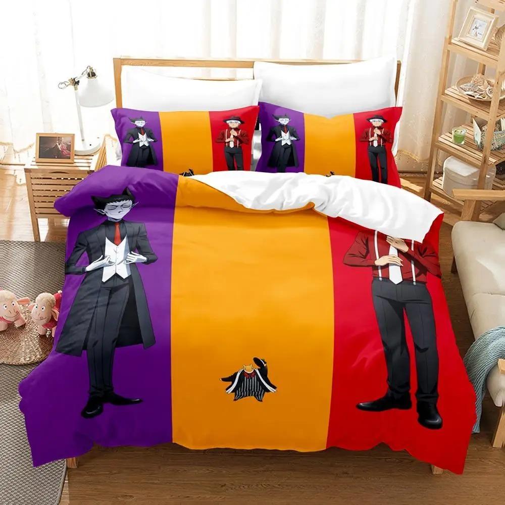 The Vampire Dies In No Time 2 Bedding Set Cartoon Anime three-piece Set Adult Kid Bedroom Duvet Cover Sets 3D Print Kawaii Anime