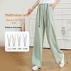 Bailuyu High-Waisted Wide-Leg Denim Jeans with Belt Detail