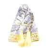 Miyabi Shift Boot Kinkazan Blanc Silver with Gold Cover, "Mont Rose" Fringe, MBC-MR-GY