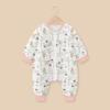 Cotton Warm Footed Sleepsuit Toddlers Winter 5-10C Anti-Kick Sleeping Bag With Belly Cover 20-50lbs