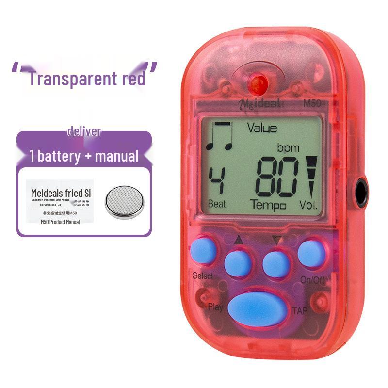 Wonderful M50 Mini Metronome: Electronic Rhythm Keeper for Piano, Guitar, Violin, and Guzheng.
